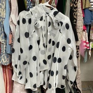 Polkado Necktie Shirt